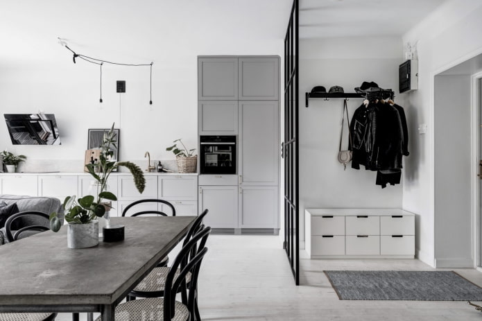 interior design kitchen-hallway