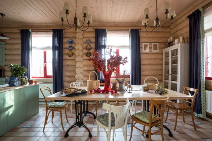 Log walls