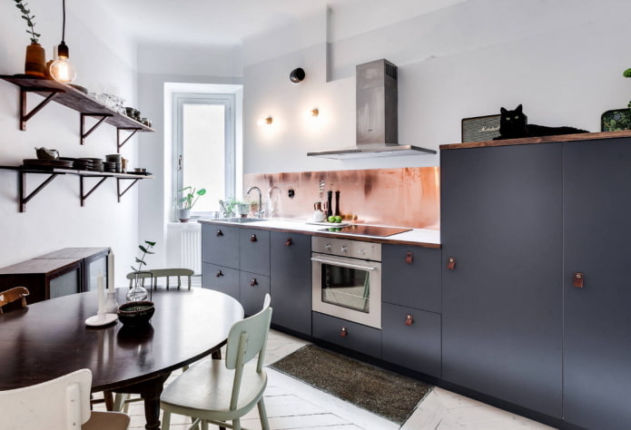 Asymmetrical kitchen