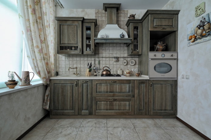 kitchen decoration in a rustic country style