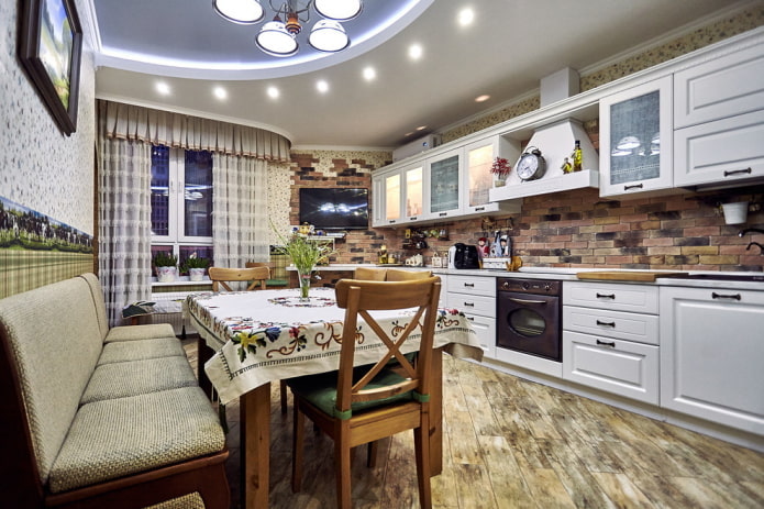 kitchen decoration in a rustic country style
