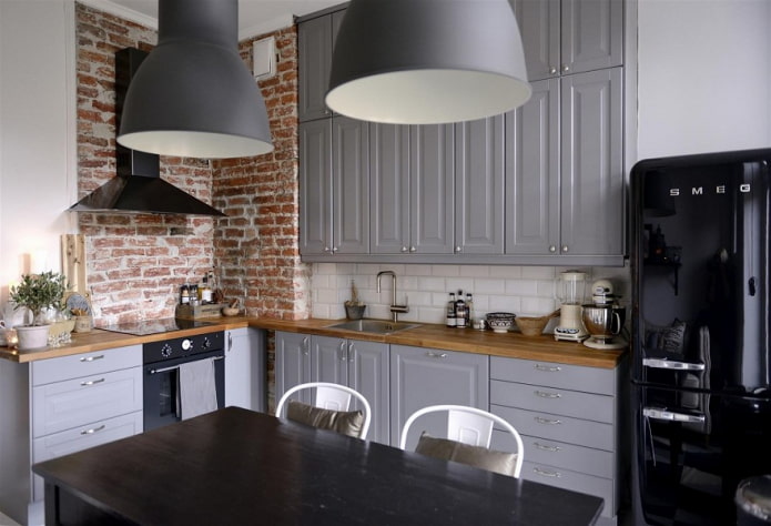 kitchen table in a small kitchen