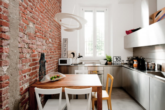 small kitchen in a Khrushchev-era apartment