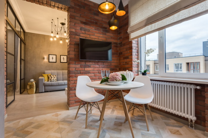 dining area of the kitchen