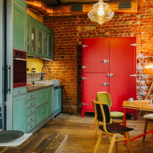 Kitchen in loft style-5