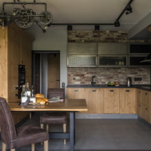 Kitchen in loft style-7