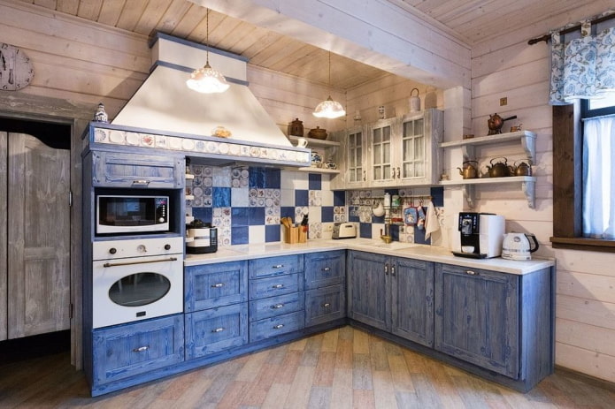 kitchen in Provencal style in a private house