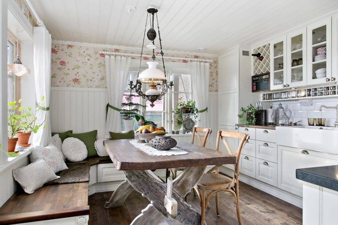 kitchen in Provence style in a private house