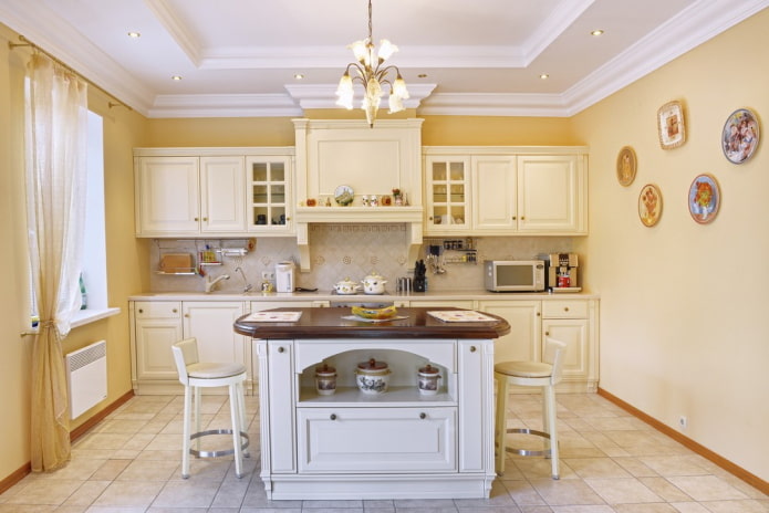 kitchen interior in Provence style