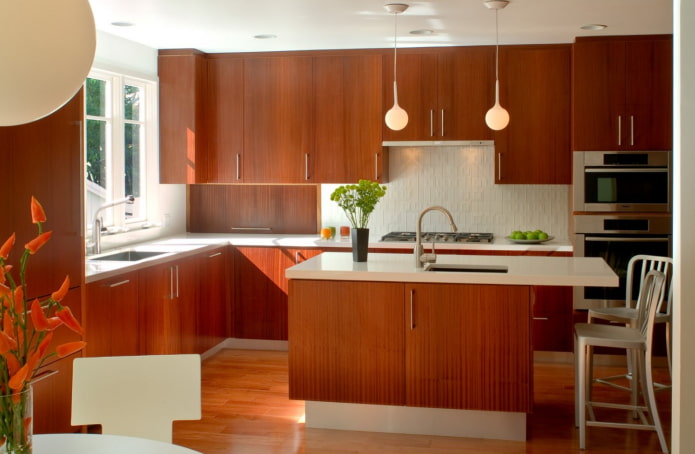 kitchen in american retro style