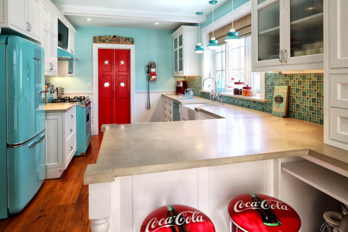 red wooden doors