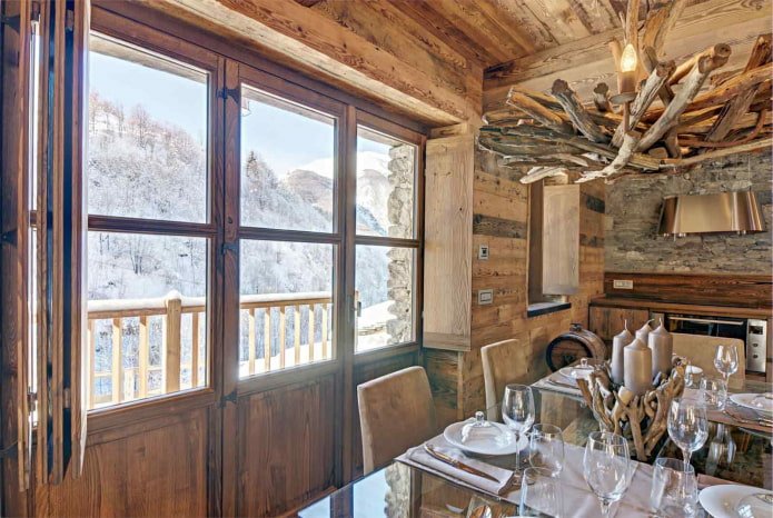 wooden decor for the kitchen