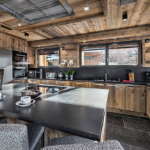 Kitchen in chalet style-5