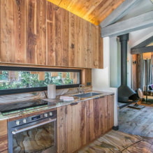 Kitchen in chalet style-4
