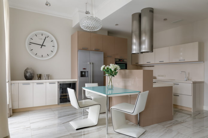 light kitchen in a modern style