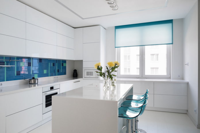 kitchen interior in light colors