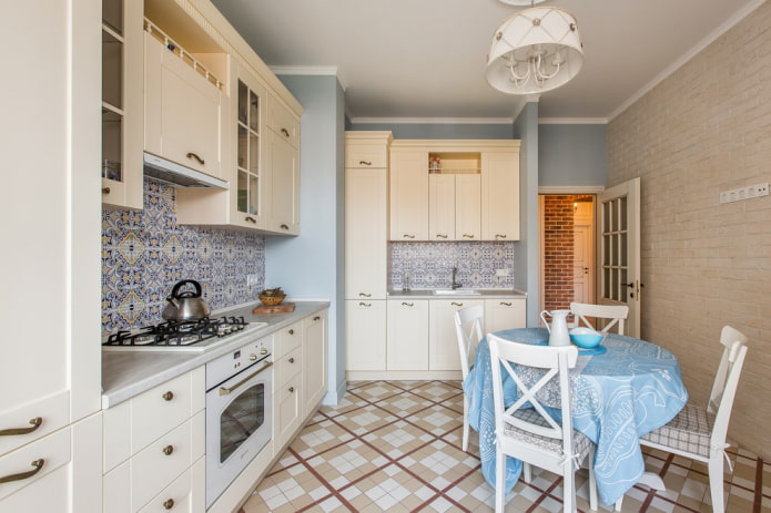 kitchen decoration in light colors
