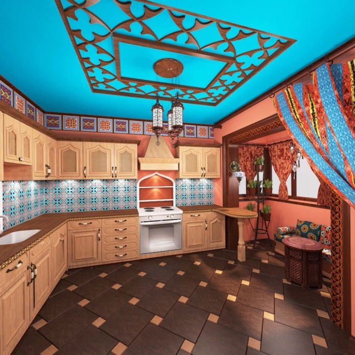 Kitchen in oriental style