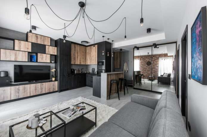 furniture for the kitchen-living room