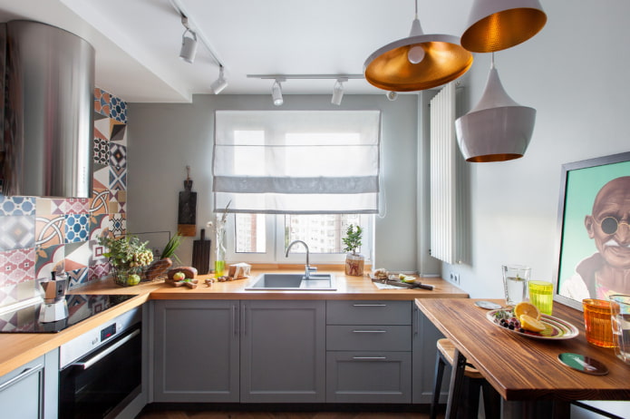 artificial stone sink in the kitchen interior