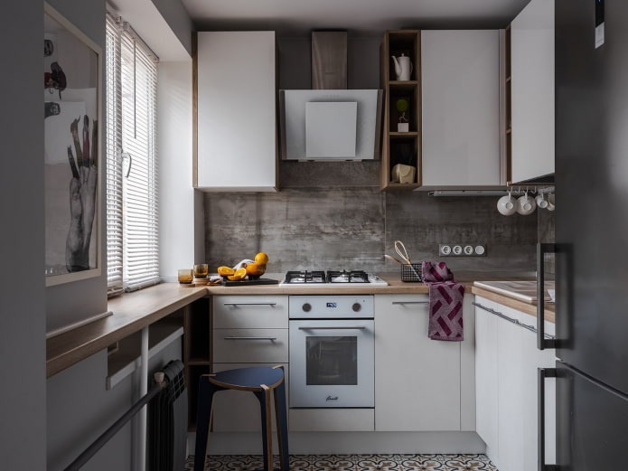 corner small kitchen