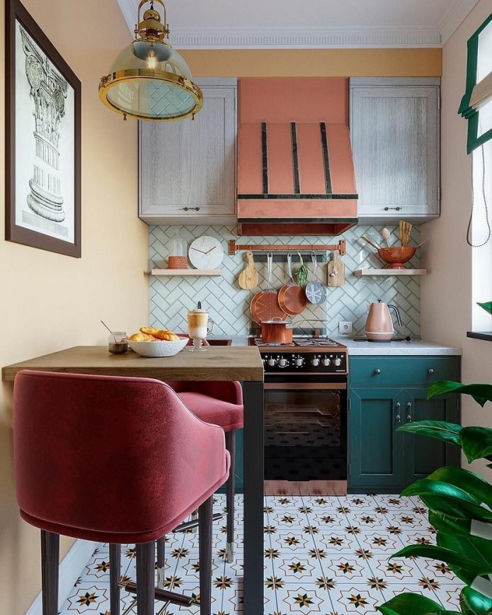 bright small kitchen