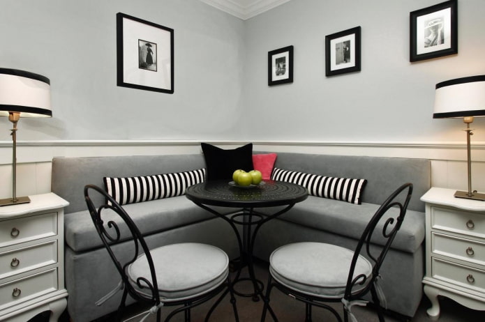 soft kitchen corner