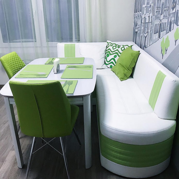 Soft kitchen corner