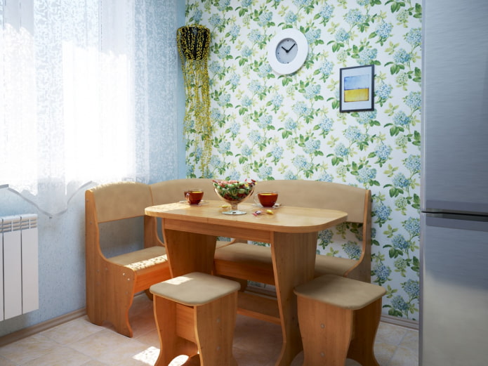 corner for a small kitchen