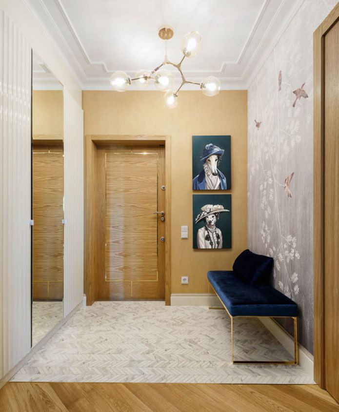 hallway in minimalist style