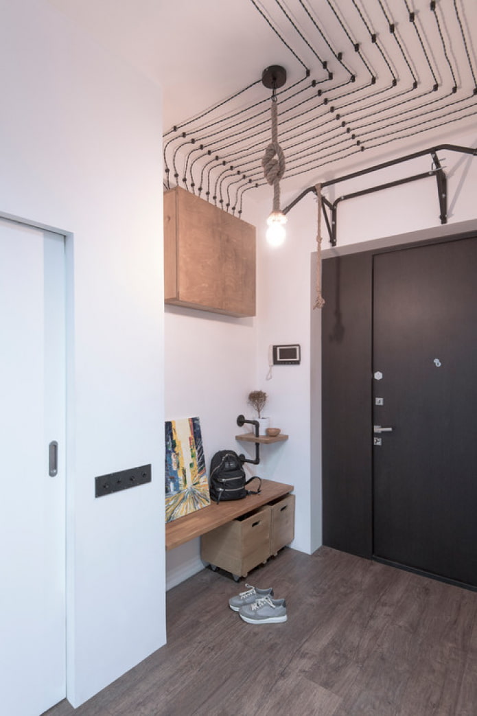 loft-style hallway