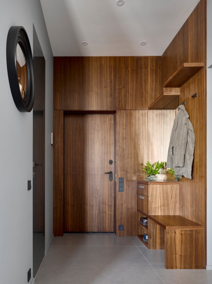 built-in furniture for the hallway