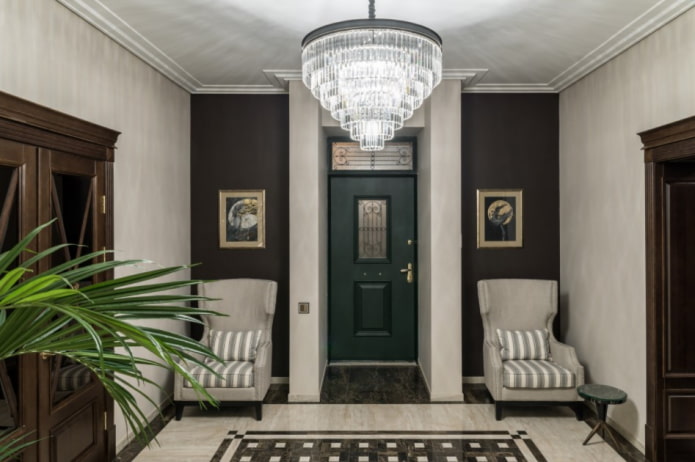 hallway design in a classic style