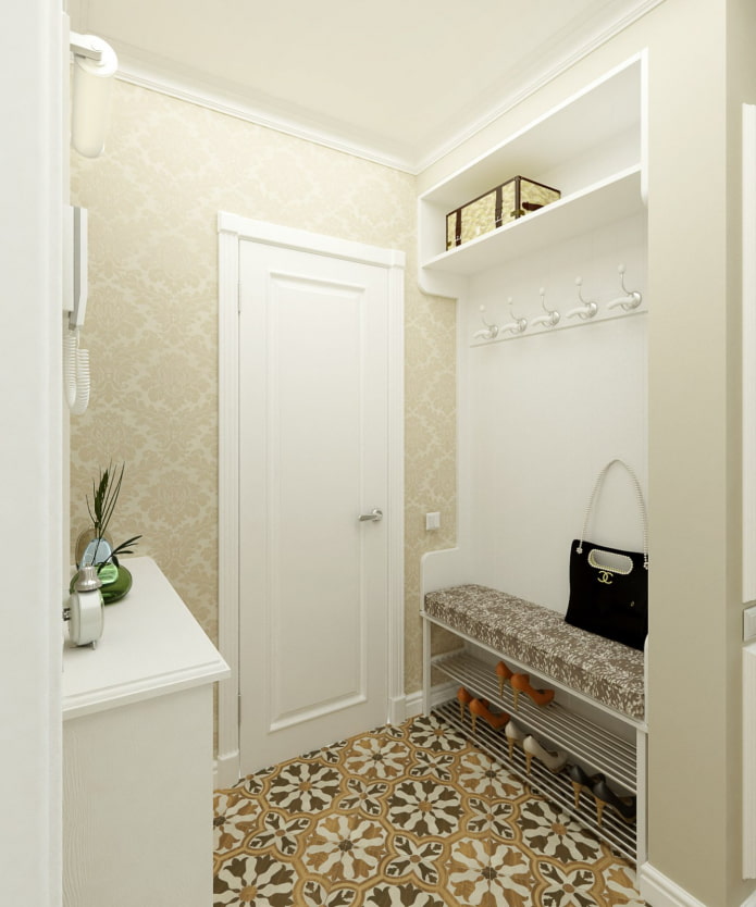 small square hallway