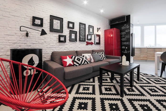 white decorative brick on the wall