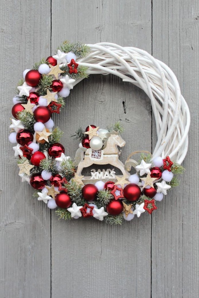 New Year's wreath