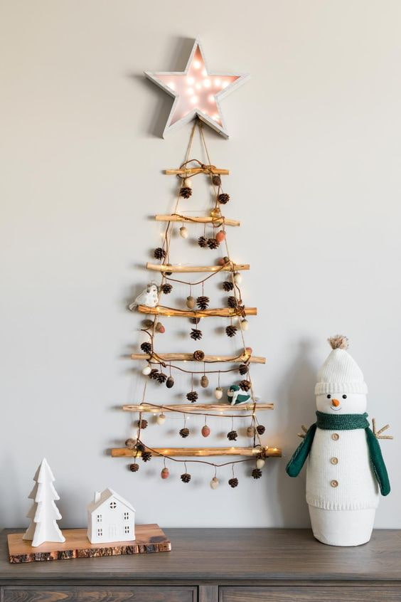 Christmas tree on the wall