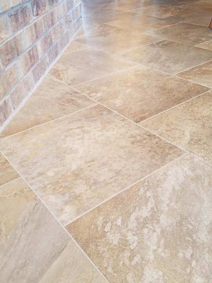 quartz vinyl tile imitating stone