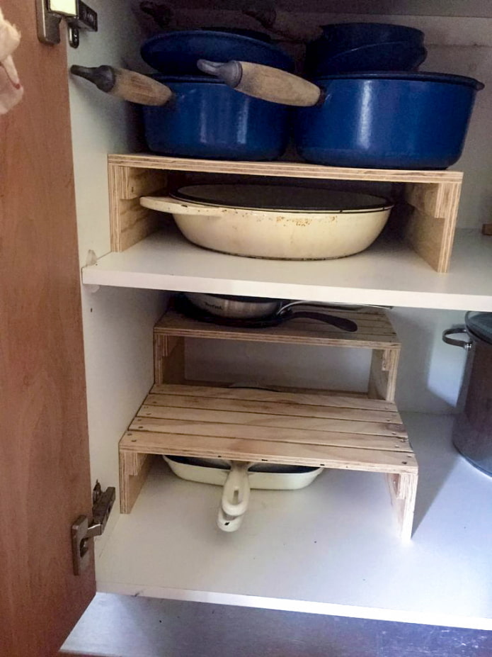 DIY wooden racks