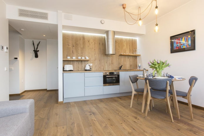 laminate apron to the ceiling