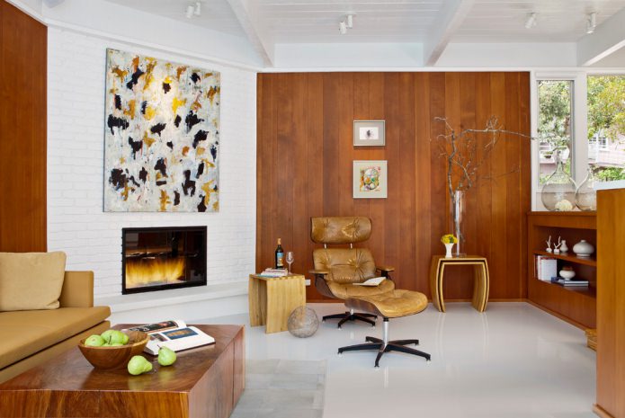 white flooring in a modern interior