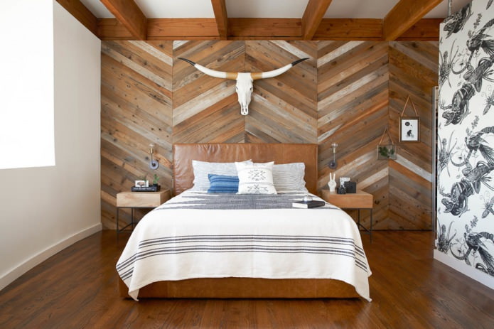 laminate flooring on the wall
