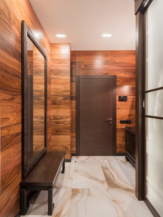 laminate on the wall