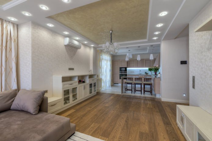Interior with brown laminate