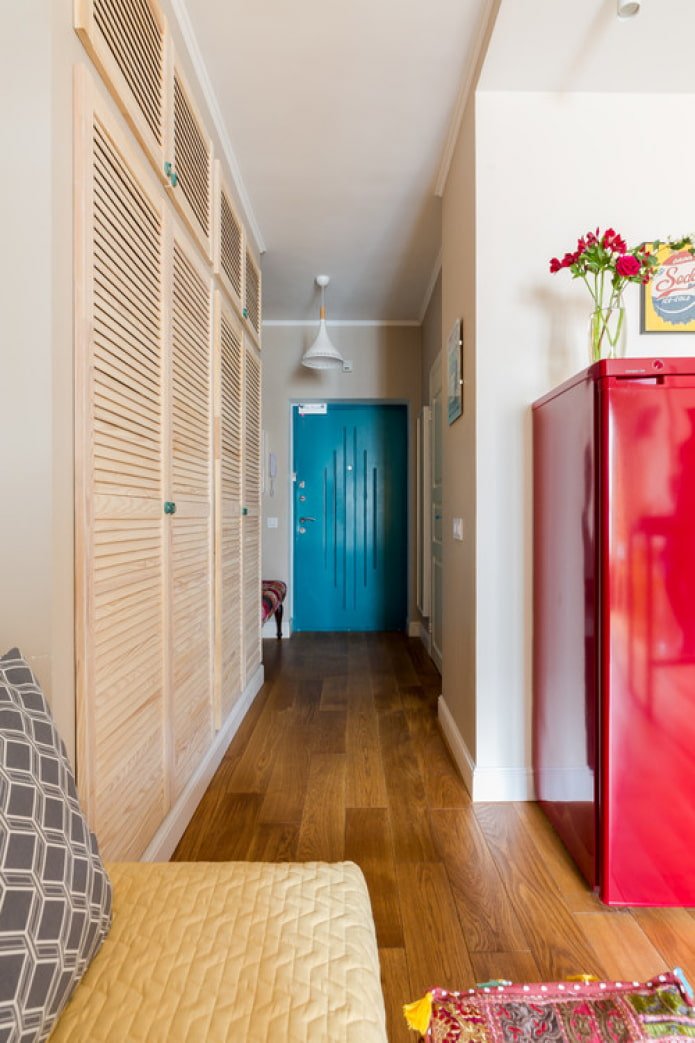laminate along the hallway
