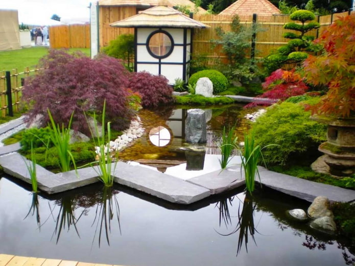 Japanese pond