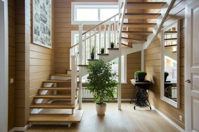 staircase shapes in the home interior