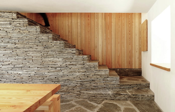 staircase decoration in the interior private house