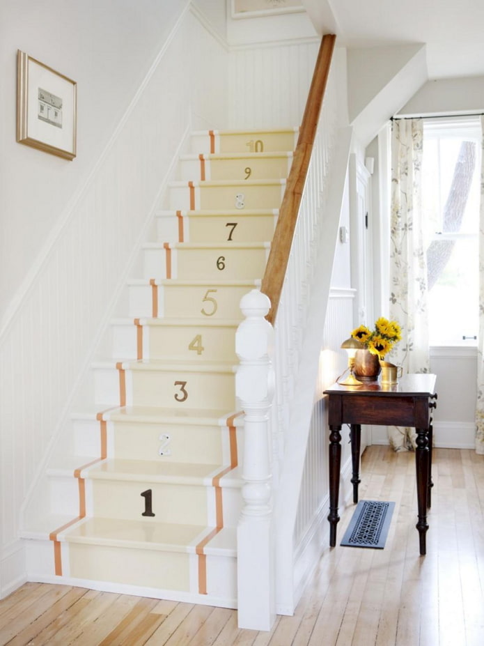 staircase design in the interior of a private house