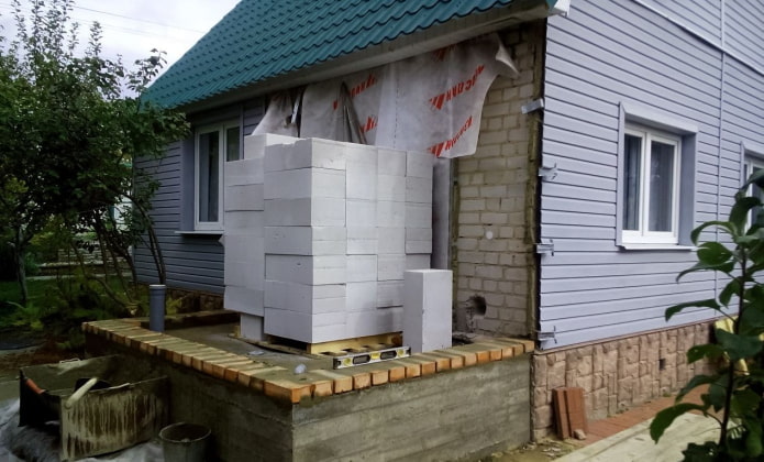 concrete blocks for building a shower